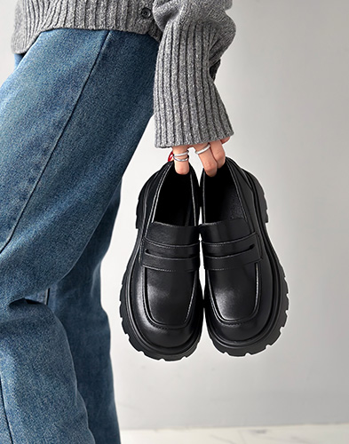 [소가죽] 프라 통굽로퍼 5cm (731X1)