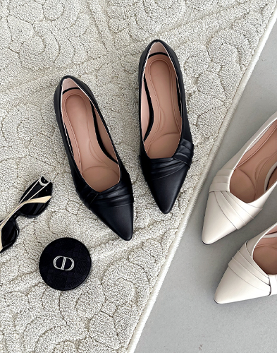 [소가죽] 벨린 플랫 2cm (813C11)