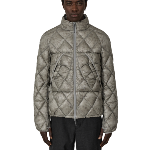 누나 800 필 파워 후드 다운 재킷 실버 RBMW0481FA323